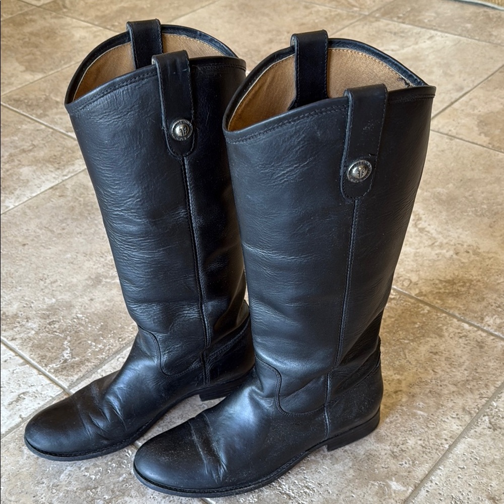 Frye Black Heeled Boots for Women